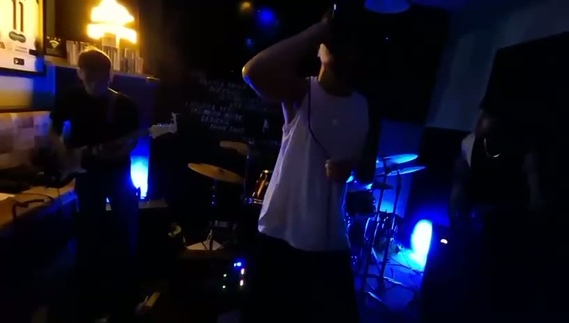 Rogue performing Red Smoke live at The Sports Box, Swinton